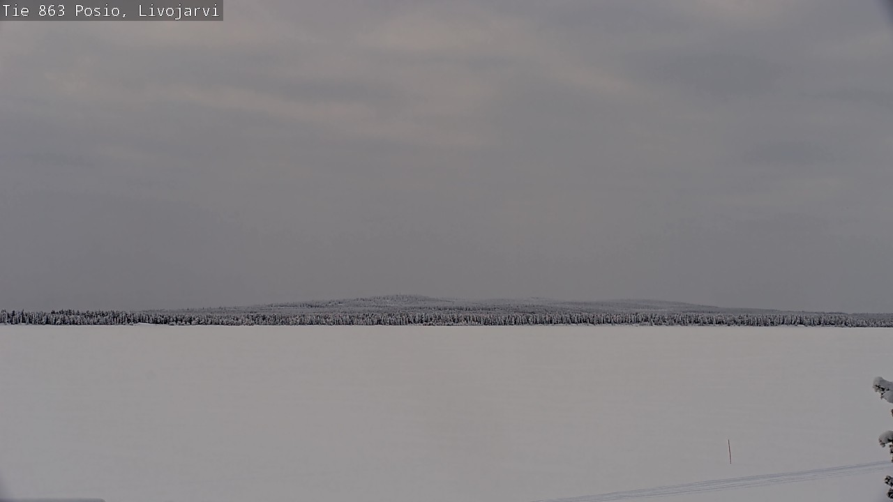 Kelikamerat Kuva Tie 863 Livojärvi, Posio, Lappi