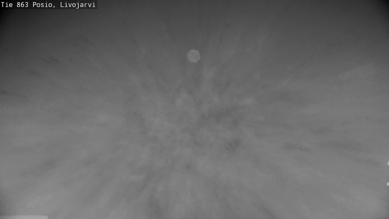 Weather Camera Image Väg 863 Livojärvi, Posio, Lappi