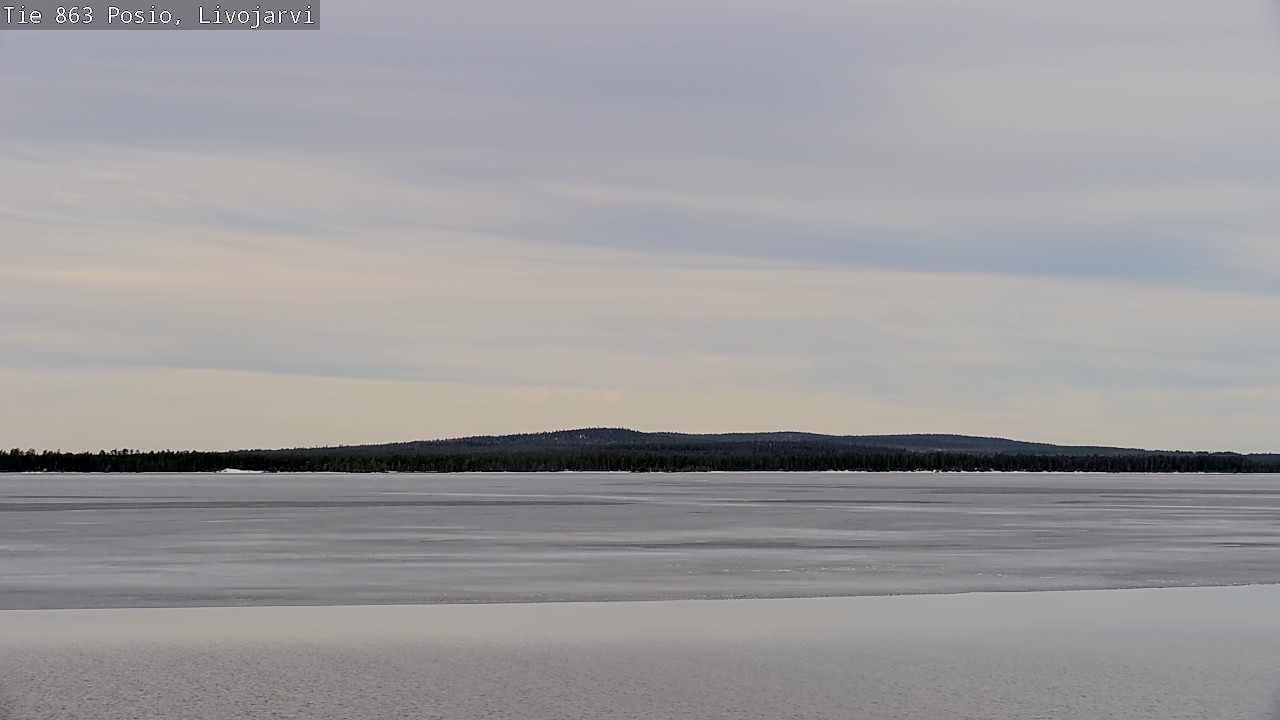 Kelikamerat Kuva Tie 863 Livojärvi, Posio, Lappi