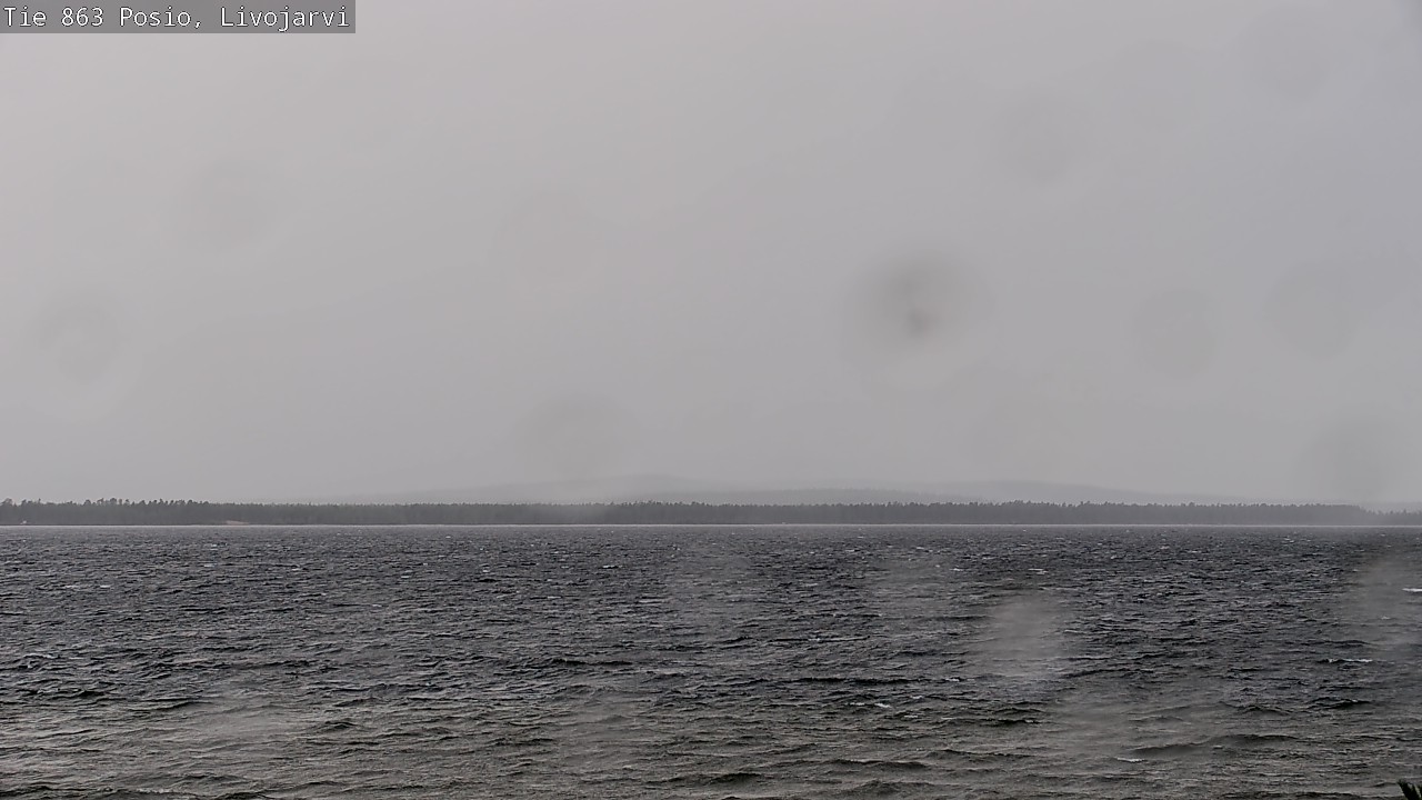 Weather Camera Image Road 863 Livojärvi, Posio, Lappi