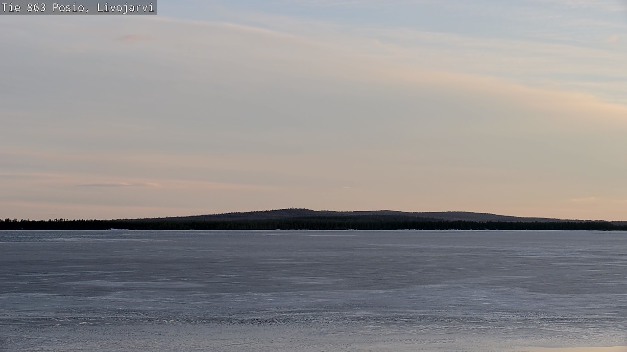 Kelikamerat Kuva Tie 863 Livojärvi, Posio, Lappi