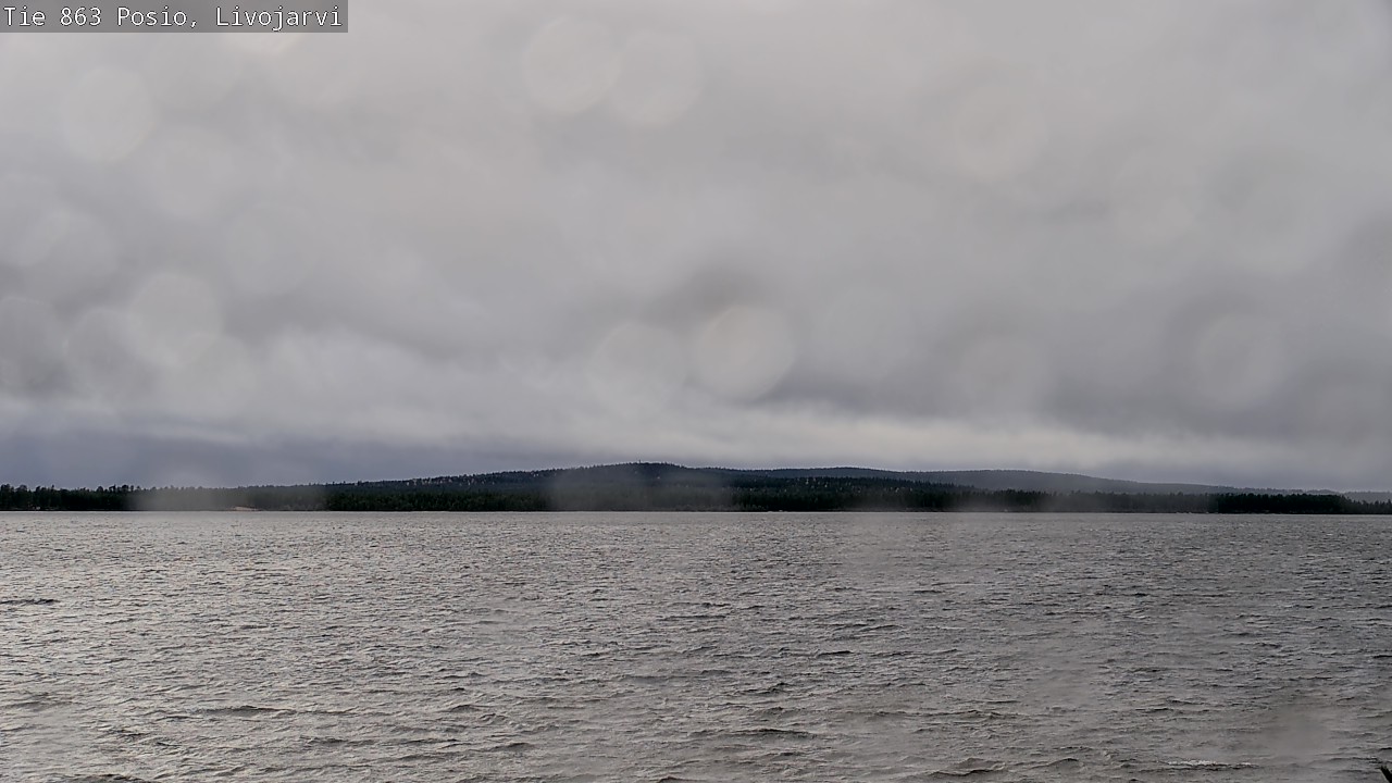 Weather Camera Image Road 863 Livojärvi, Posio, Lappi