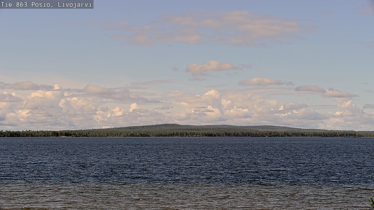 Weather Camera Image Road 863 Livojärvi, Posio, Lappi