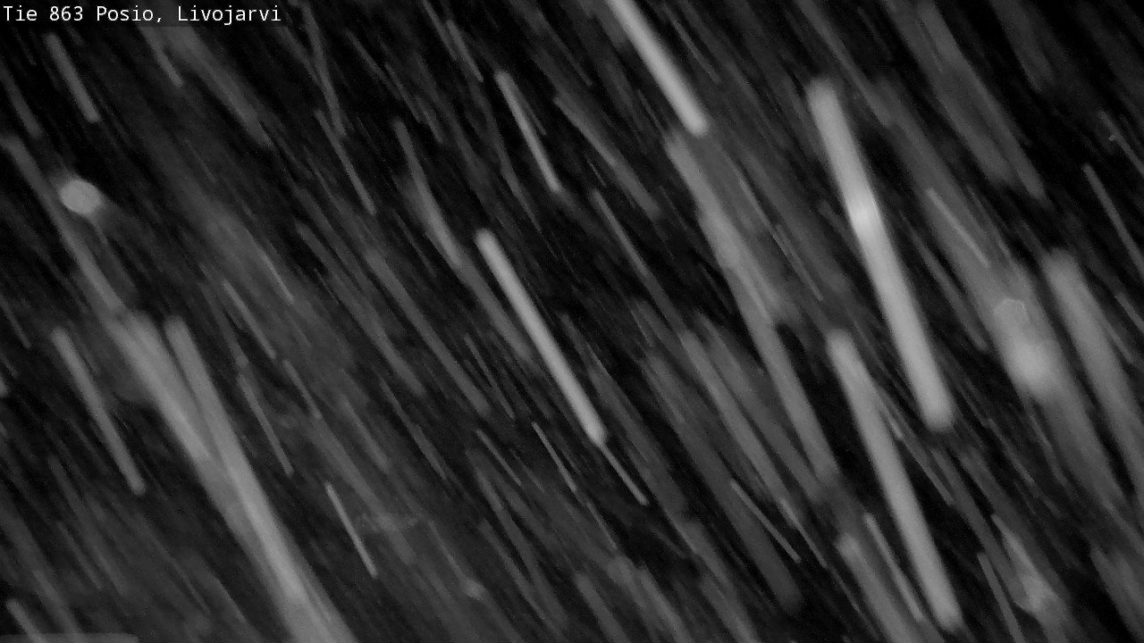 Weather Camera Image Road 863 Livojärvi, Posio, Lappi