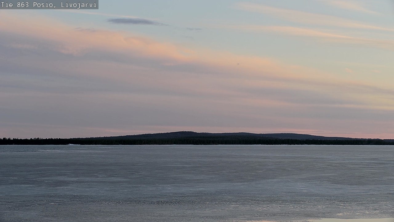 Kelikamerat Kuva Tie 863 Livojärvi, Posio, Lappi