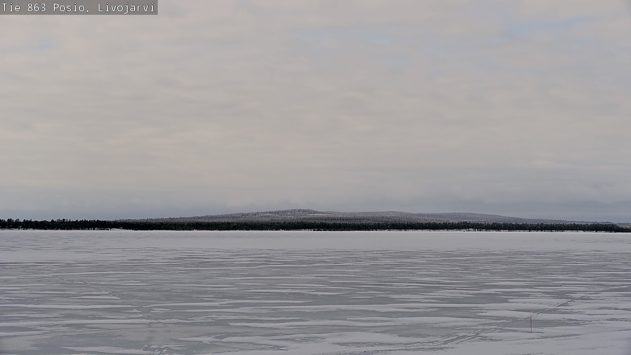 Kelikamerat Kuva Tie 863 Livojärvi, Posio, Lappi