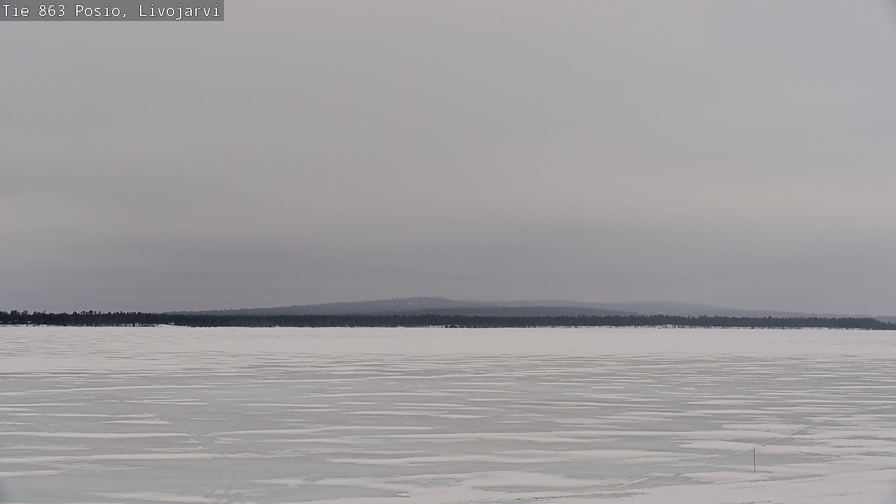 Weather Camera Image Road 863 Livojärvi, Posio, Lappi