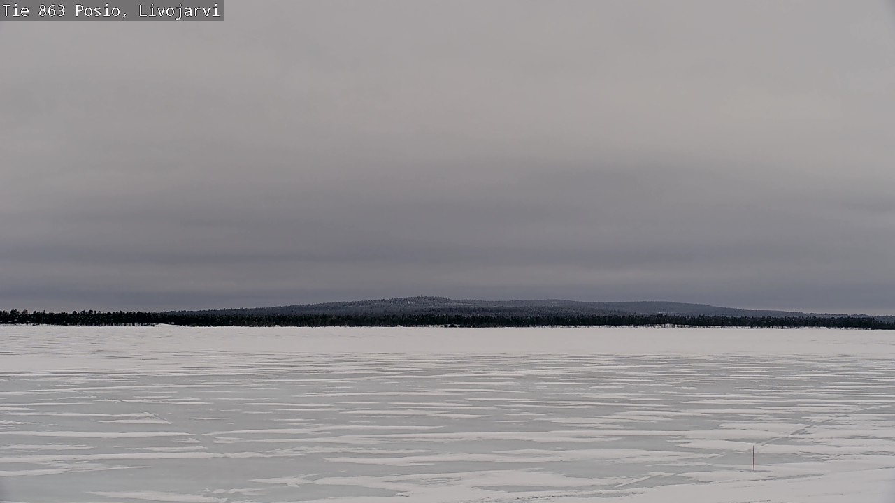 Weather Camera Image Road 863 Livojärvi, Posio, Lappi