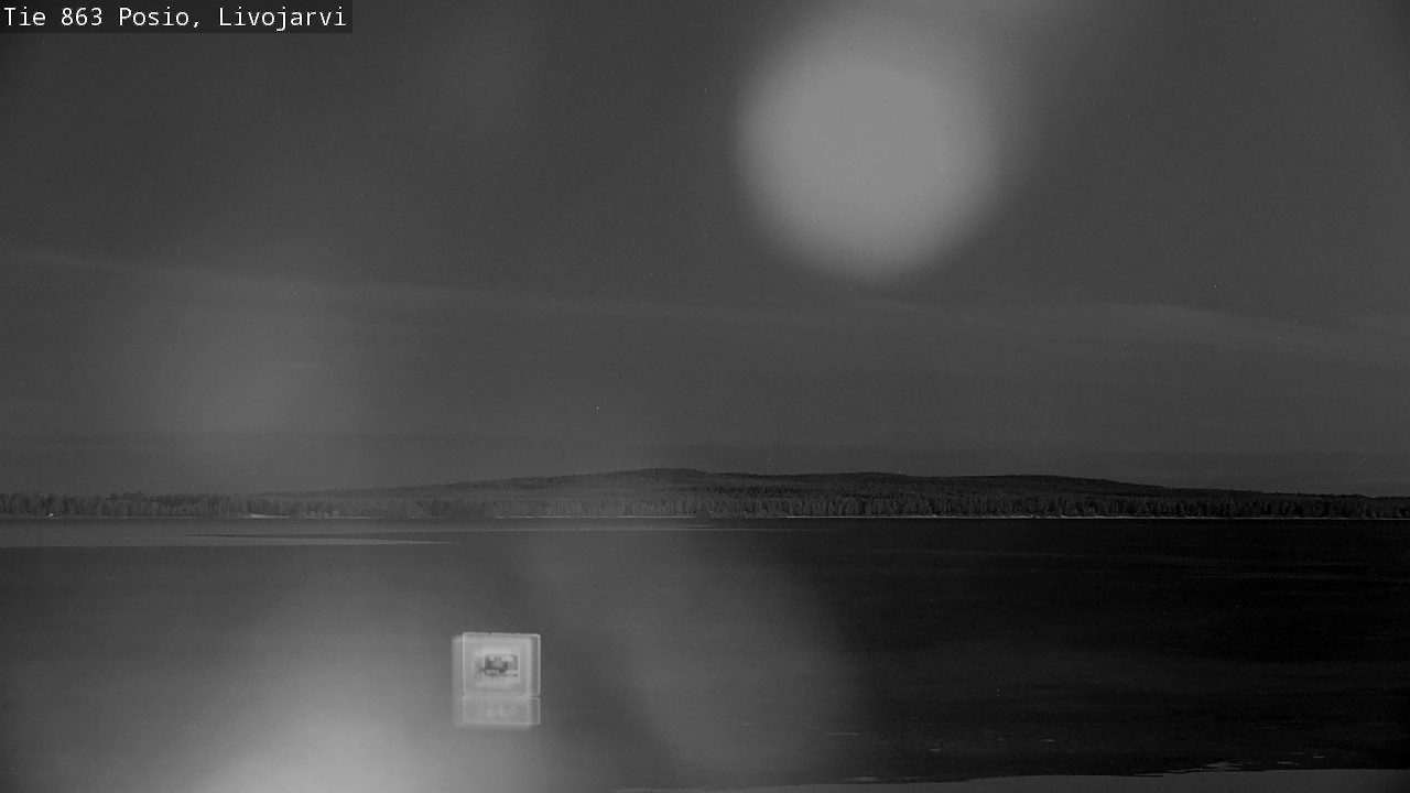 Weather Camera Image Väg 863 Livojärvi, Posio, Lappi