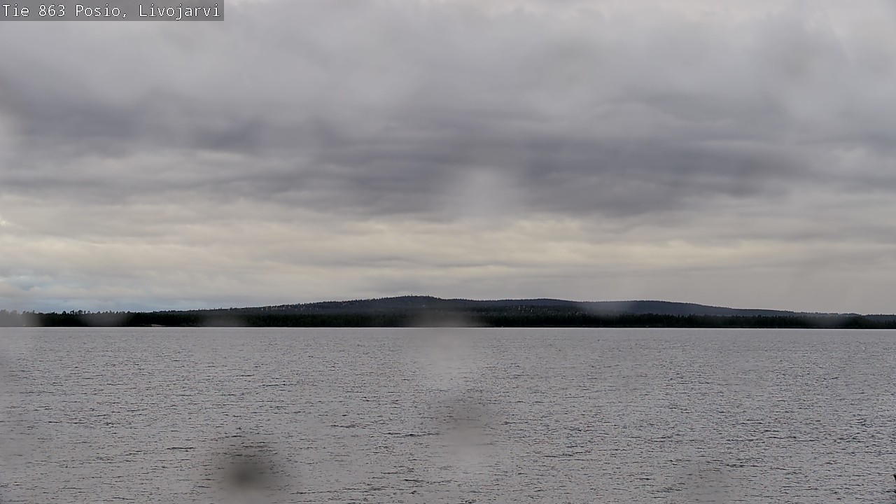 Weather Camera Image Väg 863 Livojärvi, Posio, Lappi