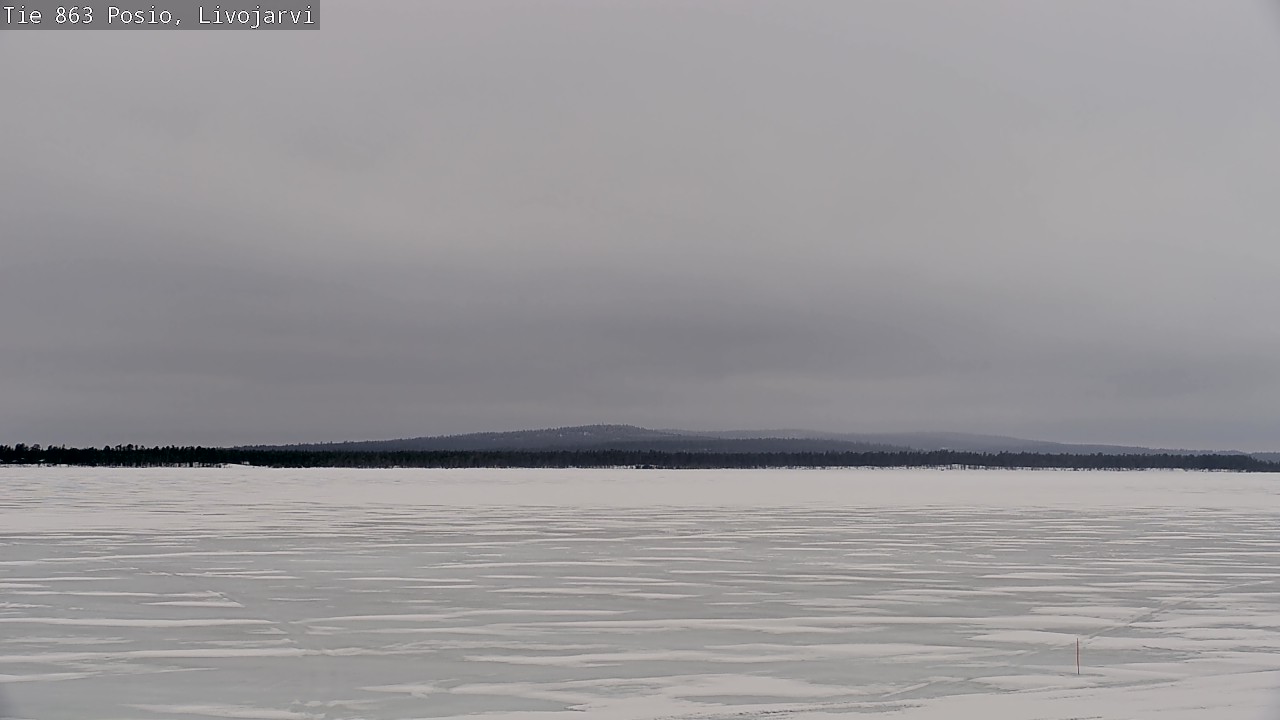 Weather Camera Image Road 863 Livojärvi, Posio, Lappi