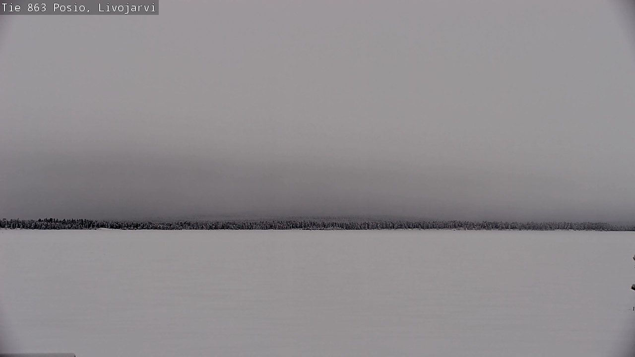 Weather Camera Image Road 863 Livojärvi, Posio, Lappi