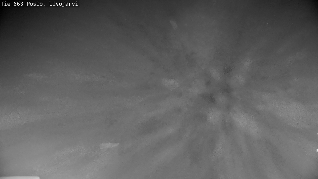 Weather Camera Image Väg 863 Livojärvi, Posio, Lappi