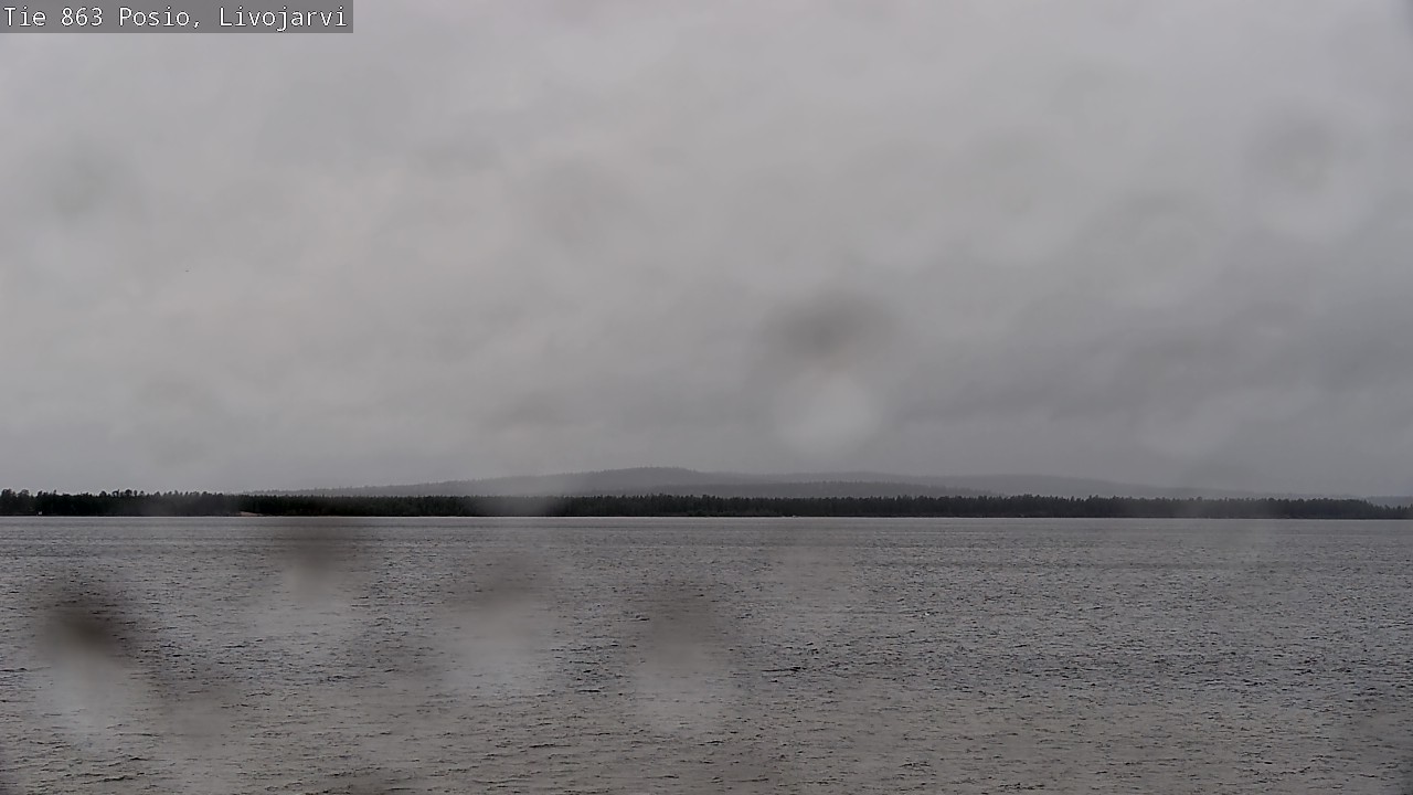 Weather Camera Image Väg 863 Livojärvi, Posio, Lappi