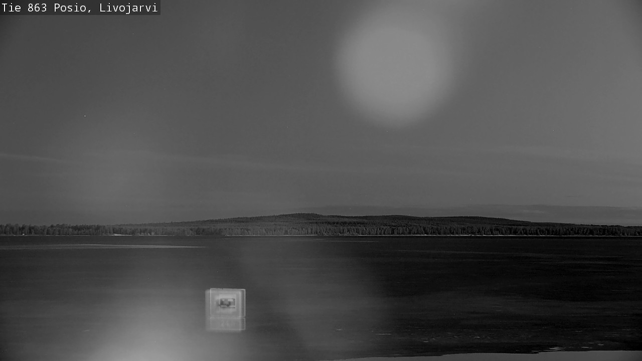 Weather Camera Image Väg 863 Livojärvi, Posio, Lappi