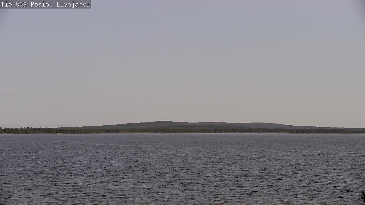 Weather Camera Image Road 863 Livojärvi, Posio, Lappi