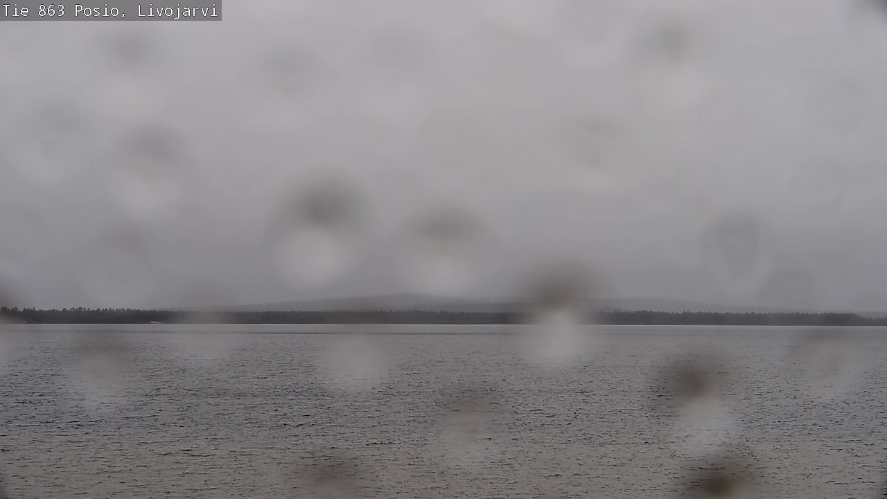 Weather Camera Image Väg 863 Livojärvi, Posio, Lappi