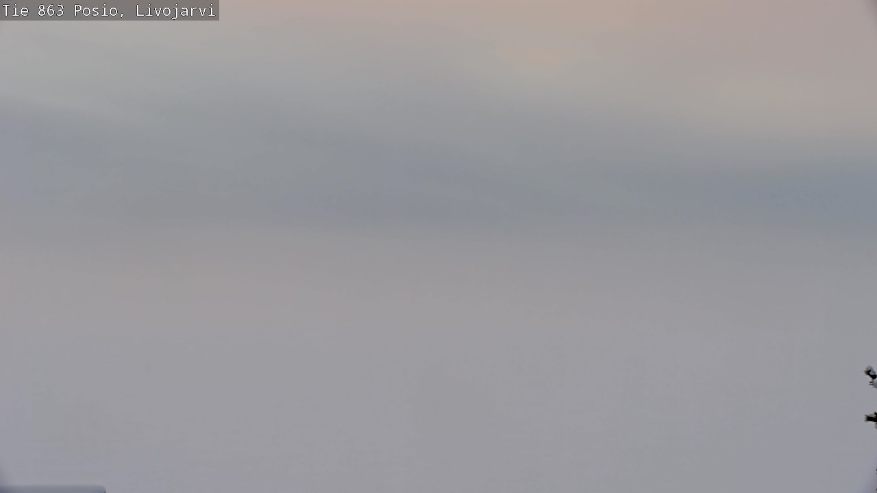 Weather Camera Image Väg 863 Livojärvi, Posio, Lappi