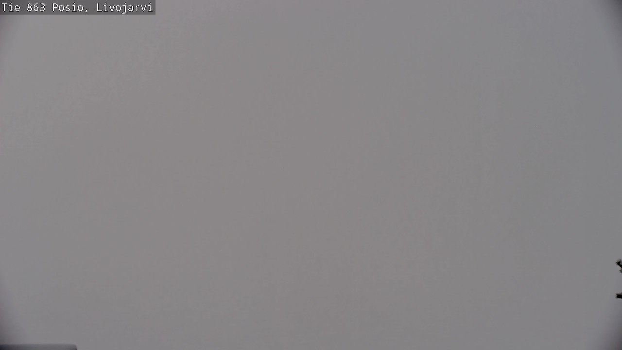 Weather Camera Image Väg 863 Livojärvi, Posio, Lappi