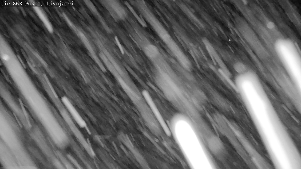 Weather Camera Image Road 863 Livojärvi, Posio, Lappi