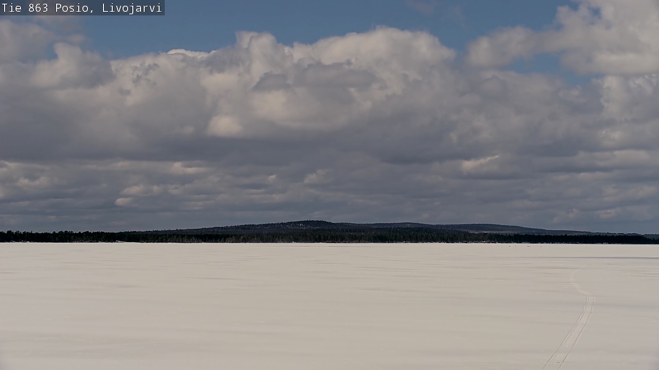 Weather Camera Image Road 863 Livojärvi, Posio, Lappi