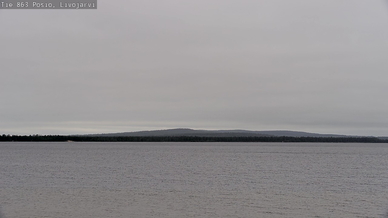 Weather Camera Image Väg 863 Livojärvi, Posio, Lappi