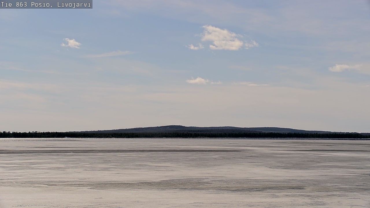 Kelikamerat Kuva Tie 863 Livojärvi, Posio, Lappi