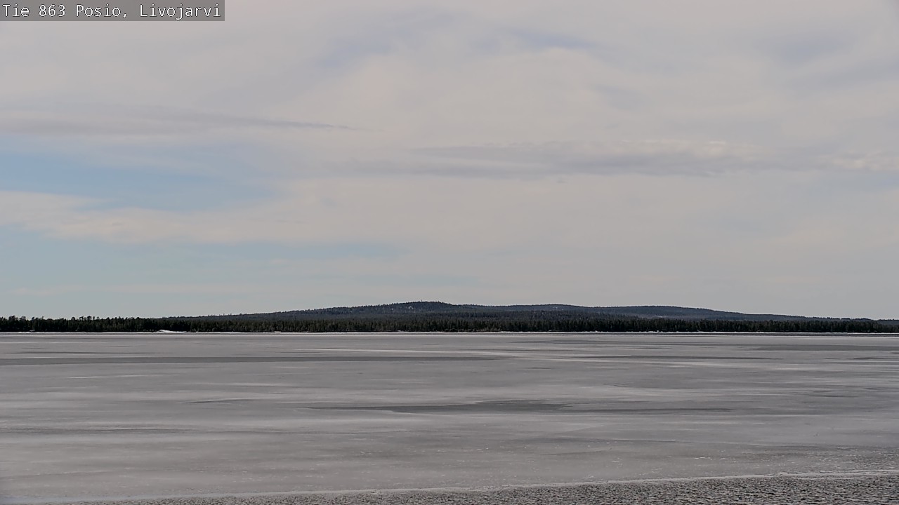 Kelikamerat Kuva Tie 863 Livojärvi, Posio, Lappi