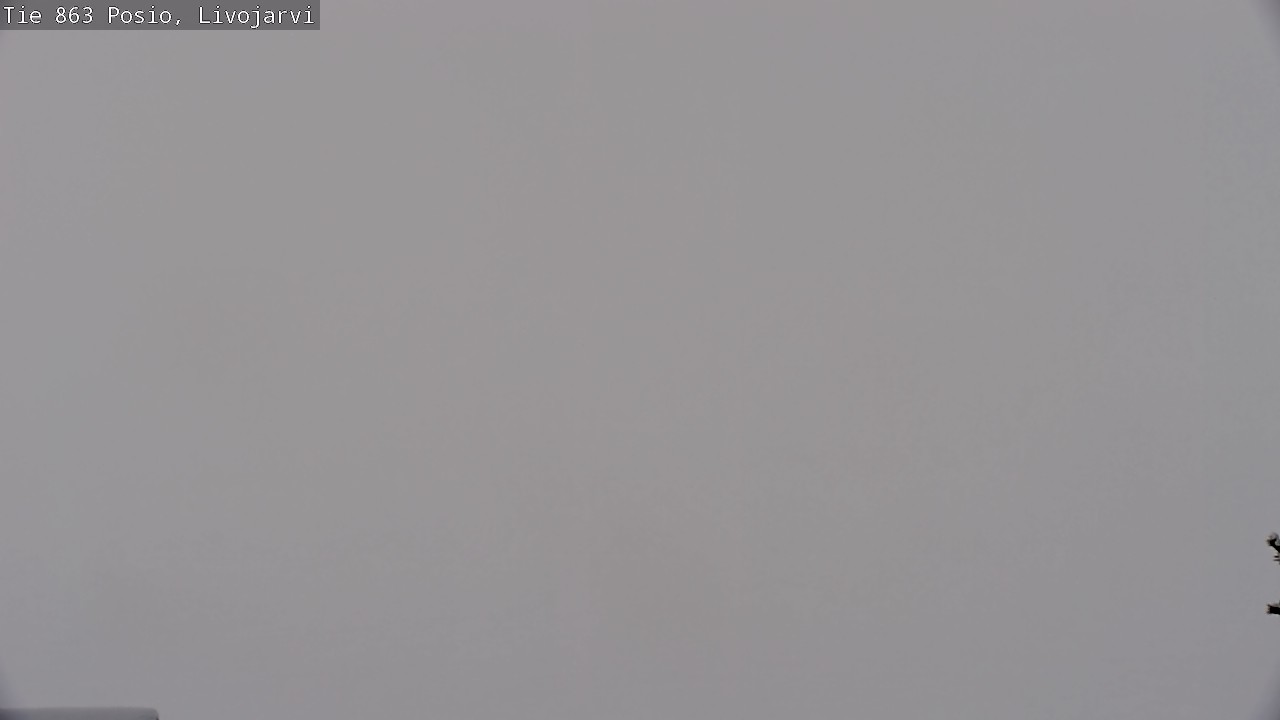 Weather Camera Image Väg 863 Livojärvi, Posio, Lappi
