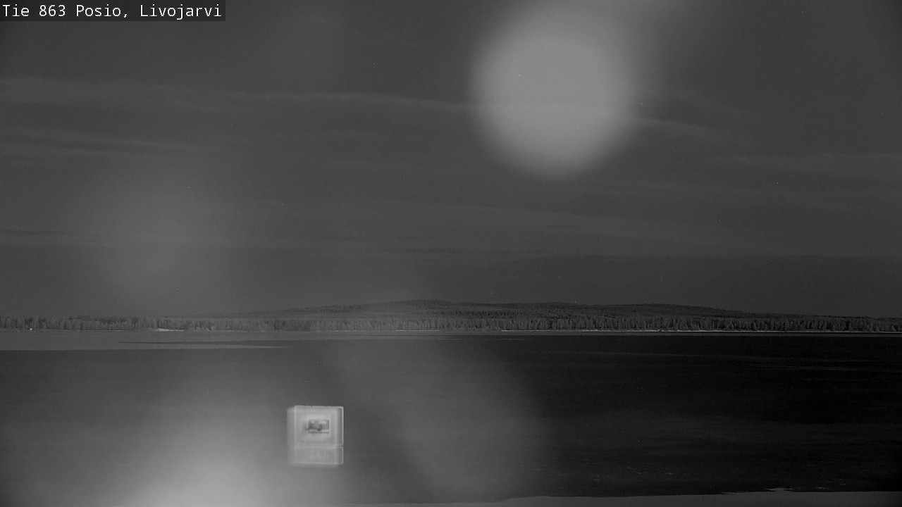 Weather Camera Image Road 863 Livojärvi, Posio, Lappi