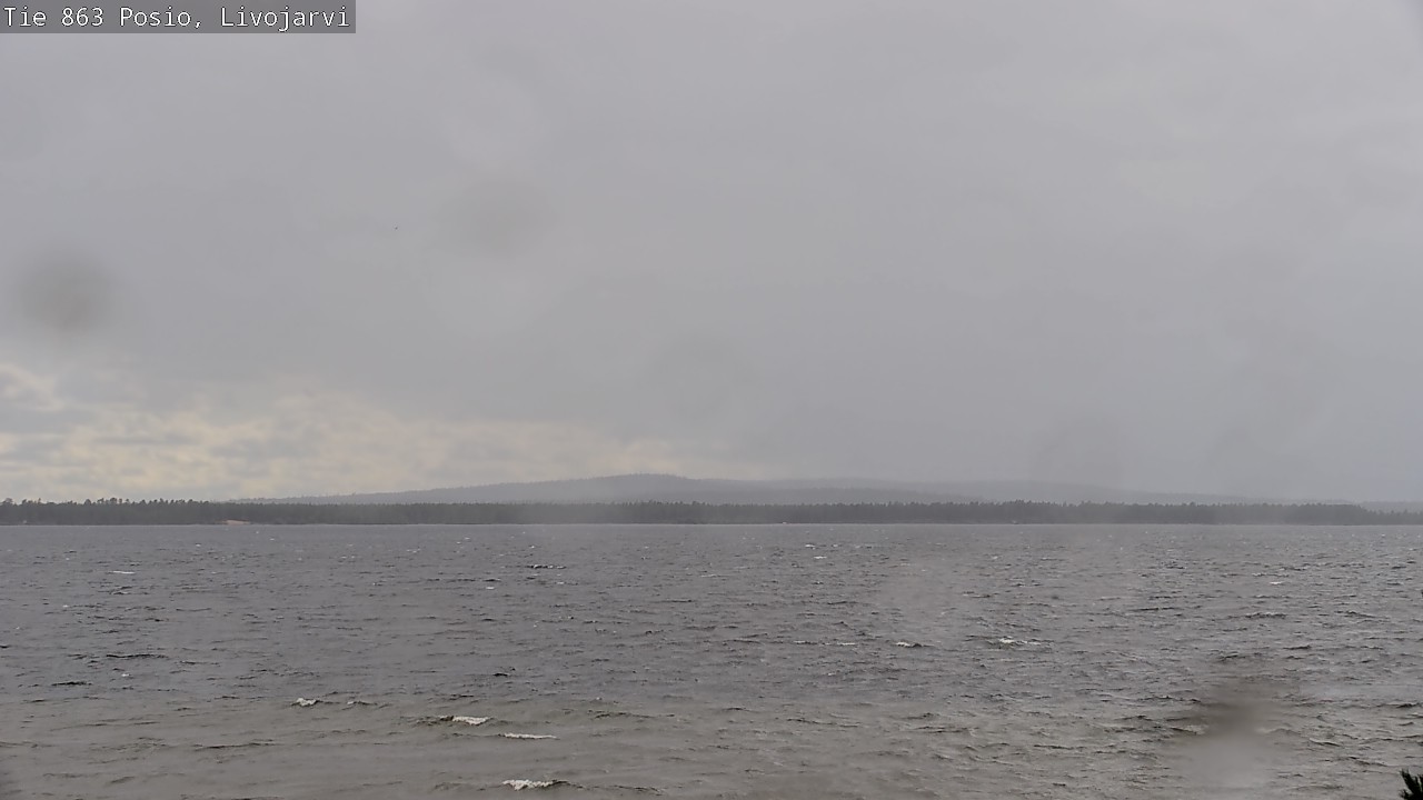 Weather Camera Image Road 863 Livojärvi, Posio, Lappi