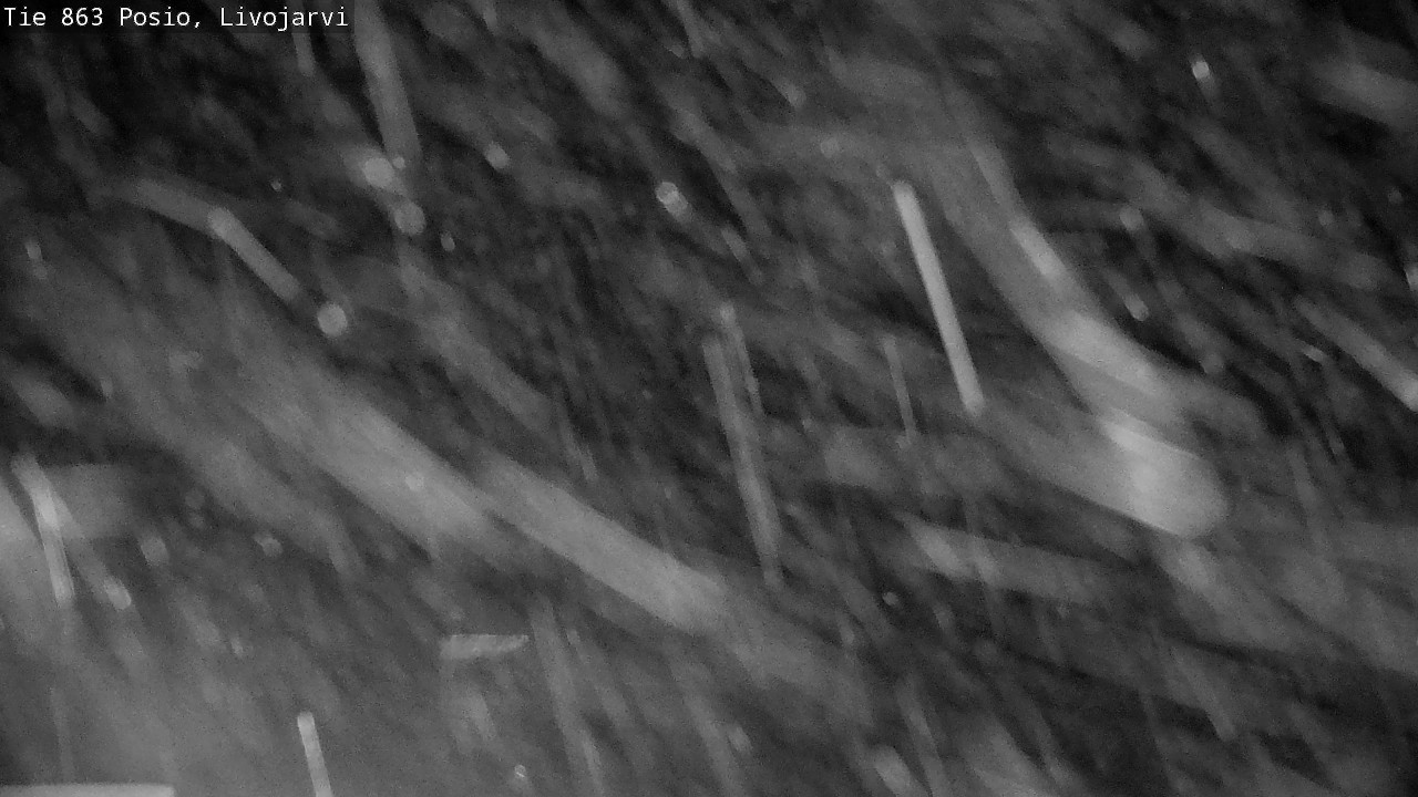Weather Camera Image Road 863 Livojärvi, Posio, Lappi