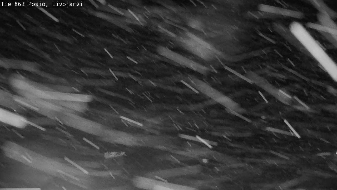 Weather Camera Image Road 863 Livojärvi, Posio, Lappi