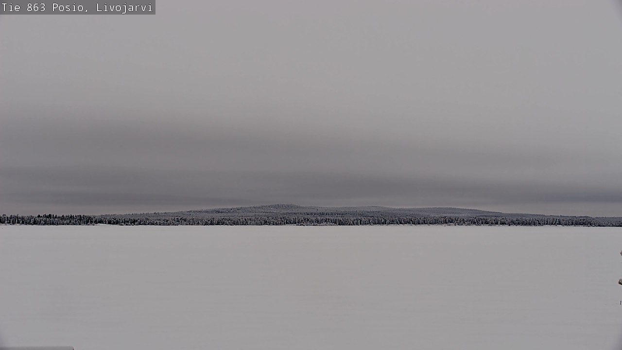 Kelikamerat Kuva Tie 863 Livojärvi, Posio, Lappi