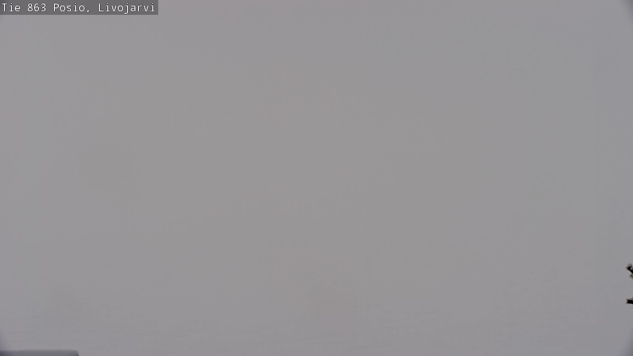Weather Camera Image Väg 863 Livojärvi, Posio, Lappi