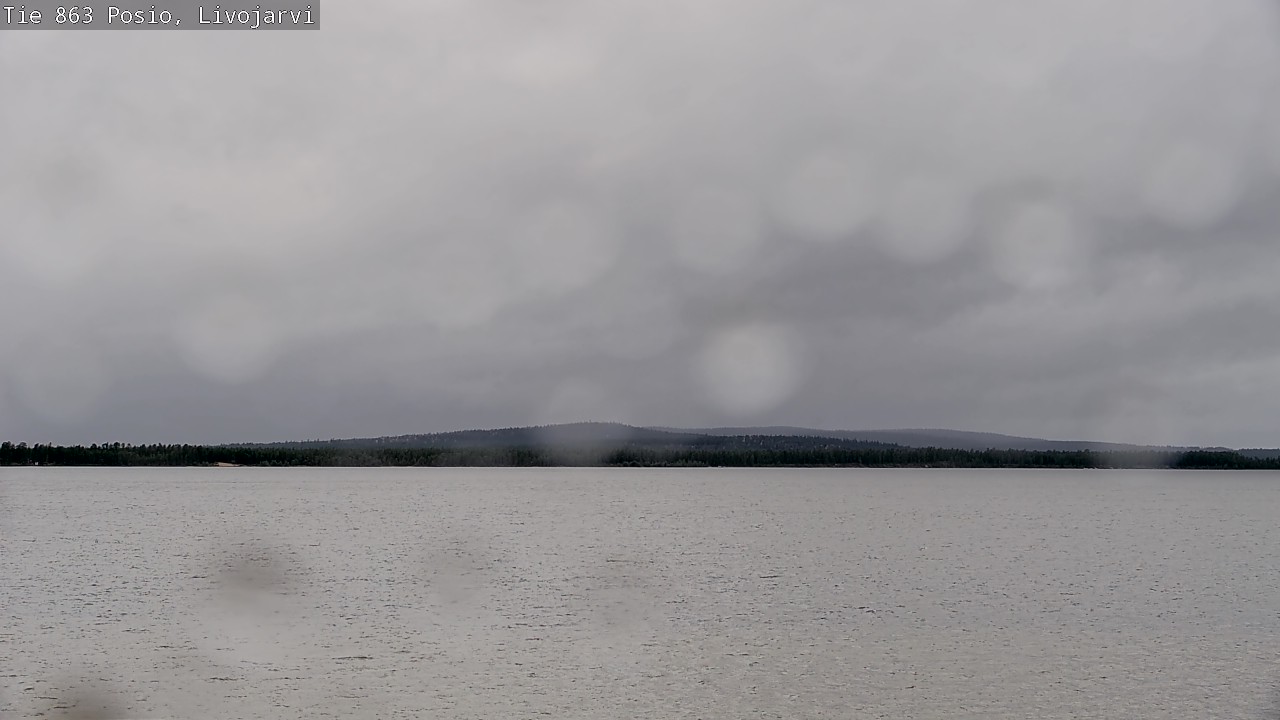 Weather Camera Image Väg 863 Livojärvi, Posio, Lappi