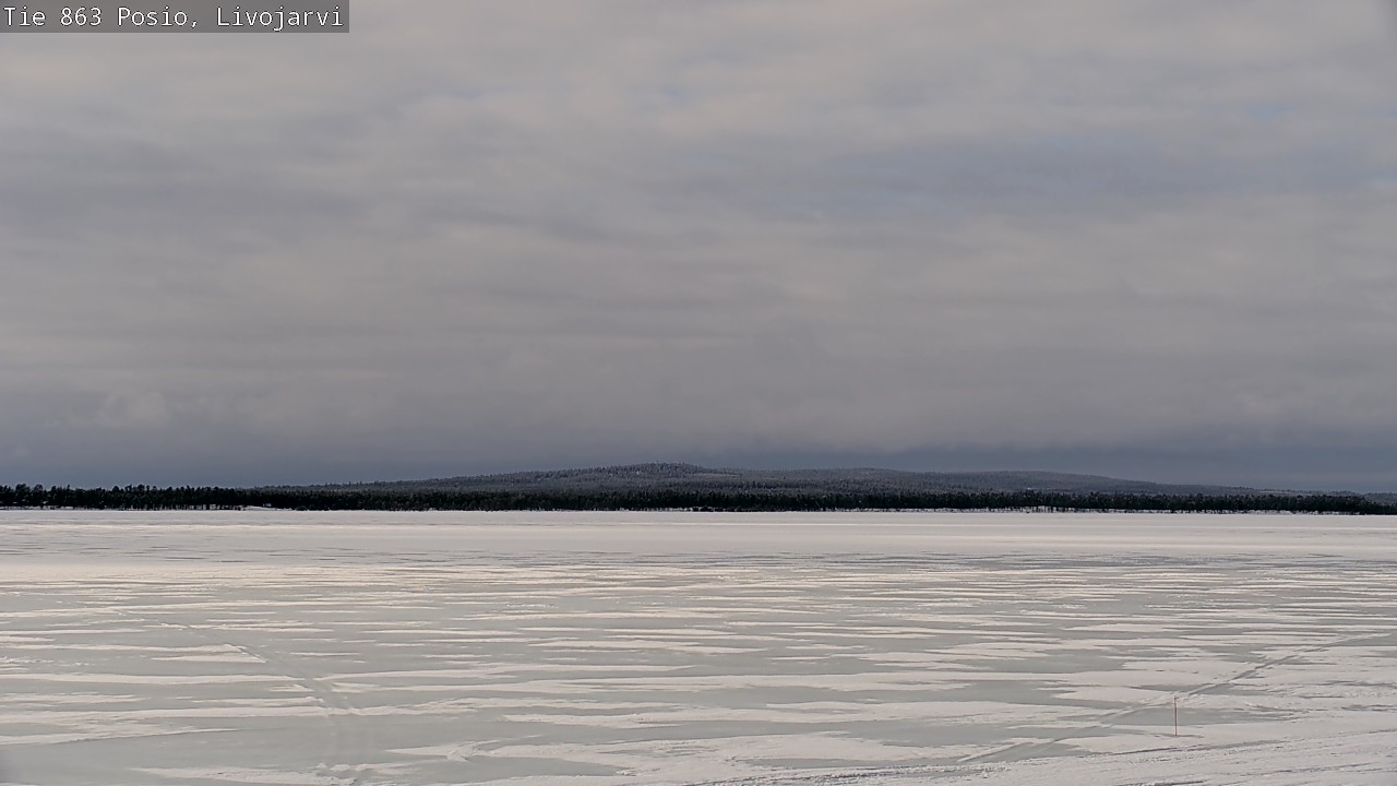 Weather Camera Image Road 863 Livojärvi, Posio, Lappi