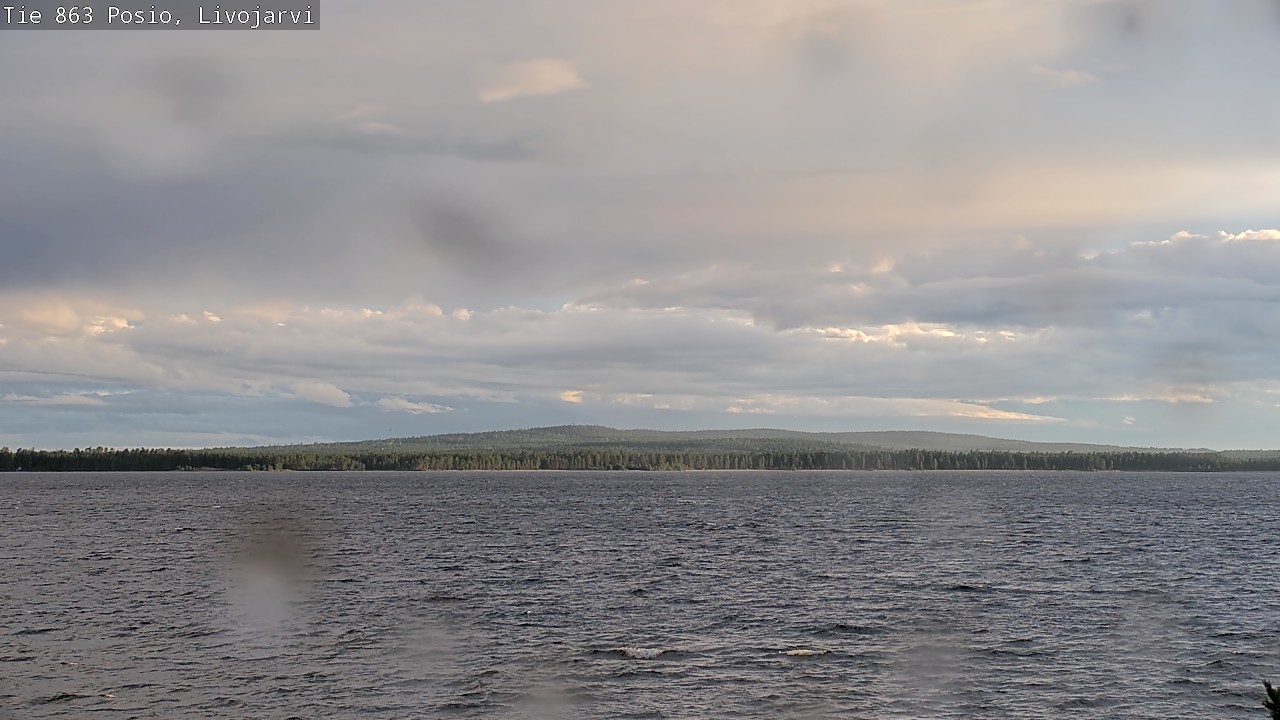 Weather Camera Image Road 863 Livojärvi, Posio, Lappi