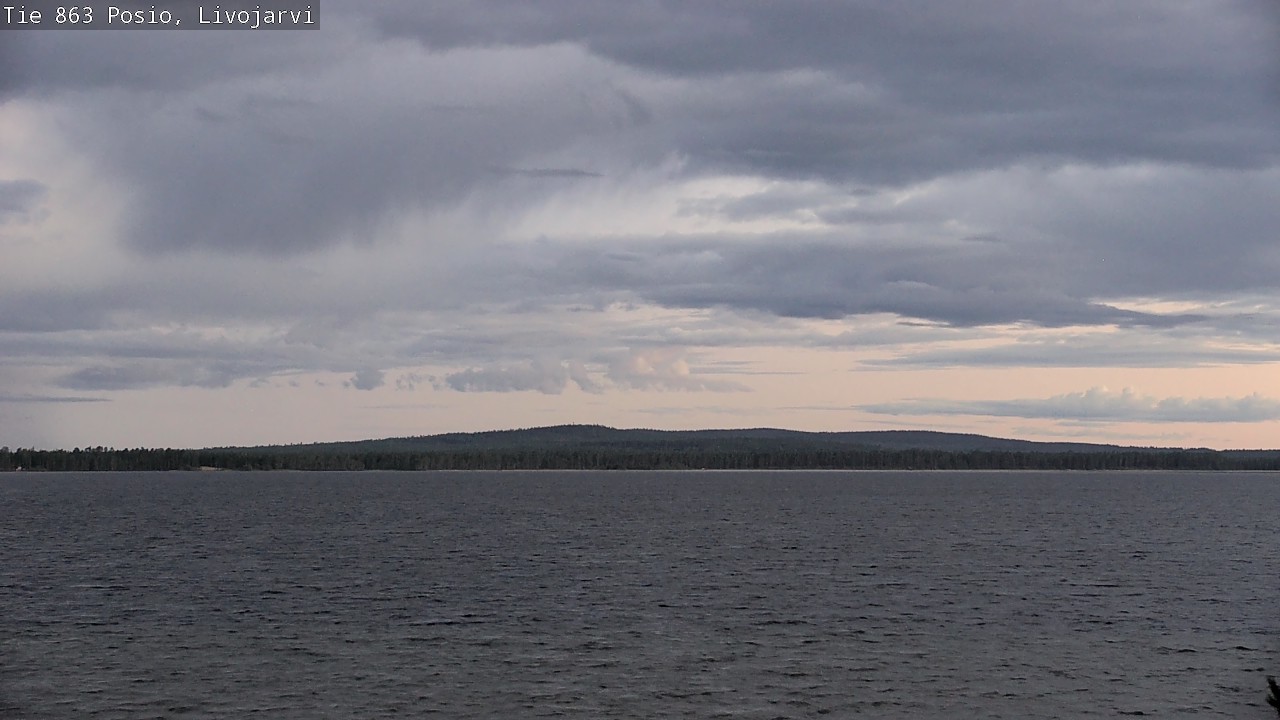 Weather Camera Image Road 863 Livojärvi, Posio, Lappi