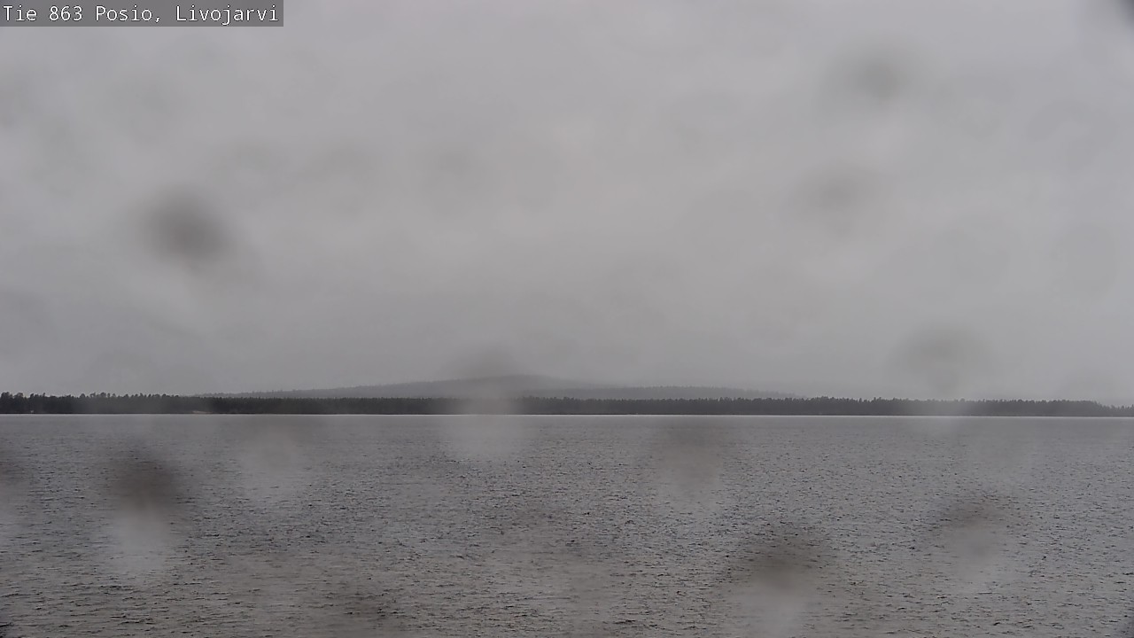 Weather Camera Image Väg 863 Livojärvi, Posio, Lappi