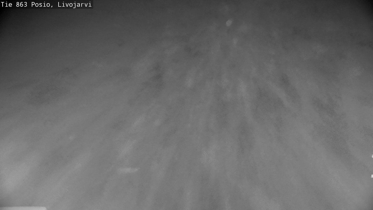 Weather Camera Image Väg 863 Livojärvi, Posio, Lappi