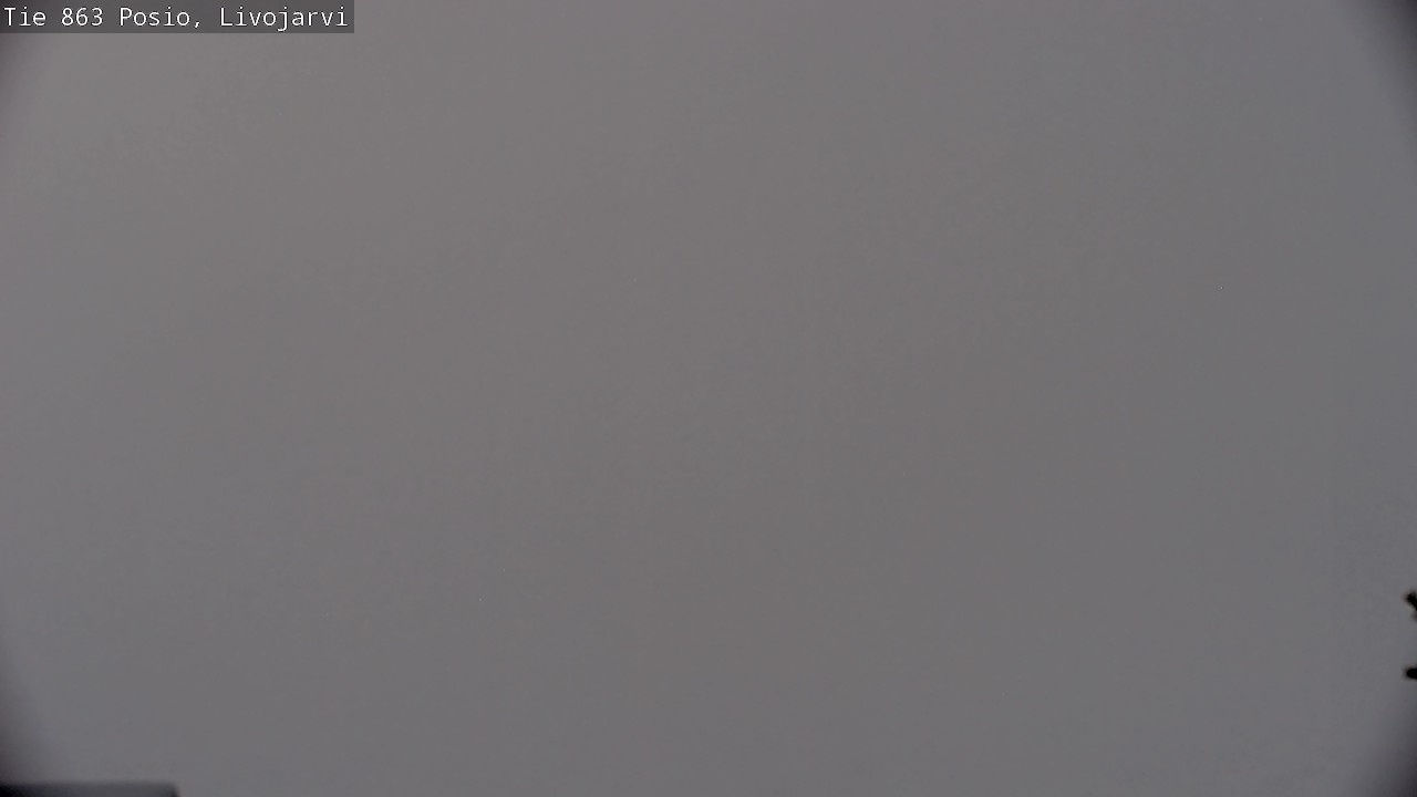 Weather Camera Image Väg 863 Livojärvi, Posio, Lappi