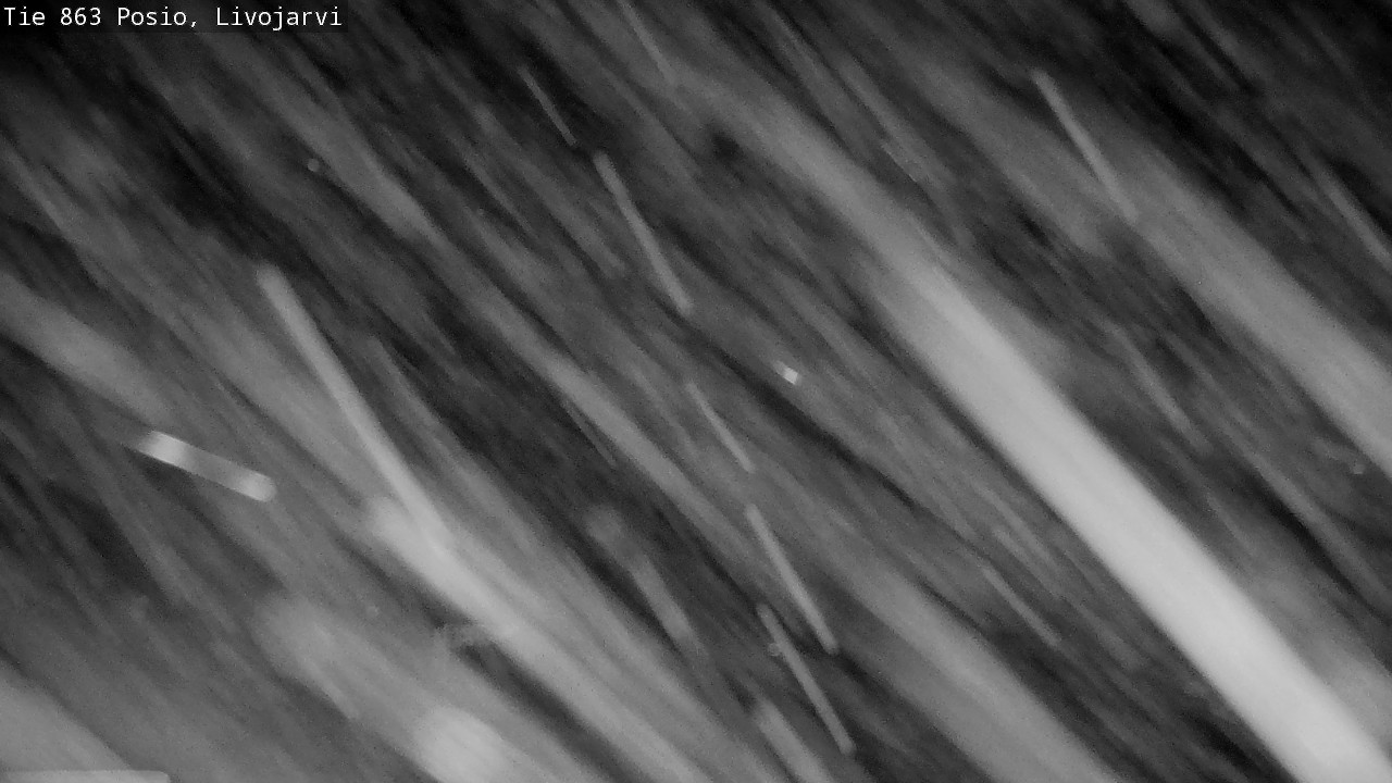 Weather Camera Image Road 863 Livojärvi, Posio, Lappi