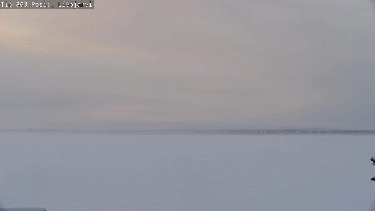 Weather Camera Image Väg 863 Livojärvi, Posio, Lappi