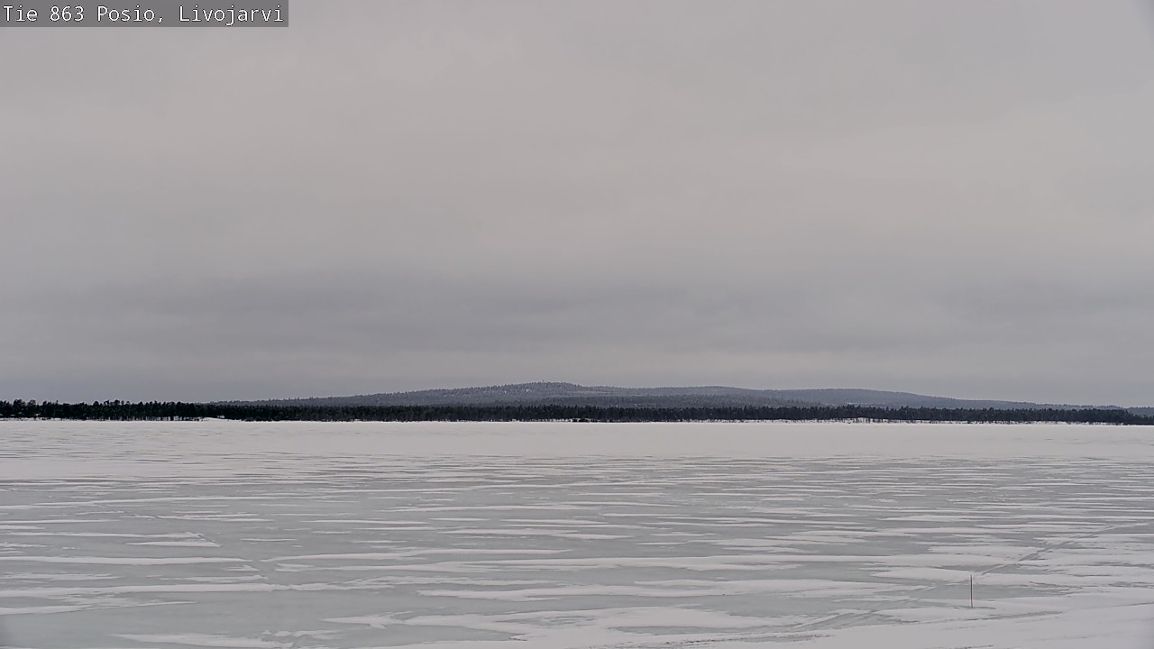 Weather Camera Image Road 863 Livojärvi, Posio, Lappi