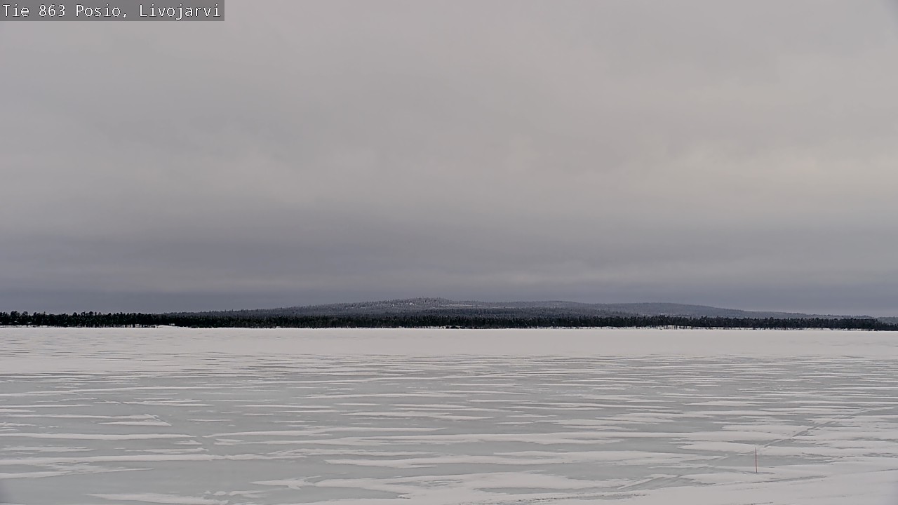 Weather Camera Image Road 863 Livojärvi, Posio, Lappi