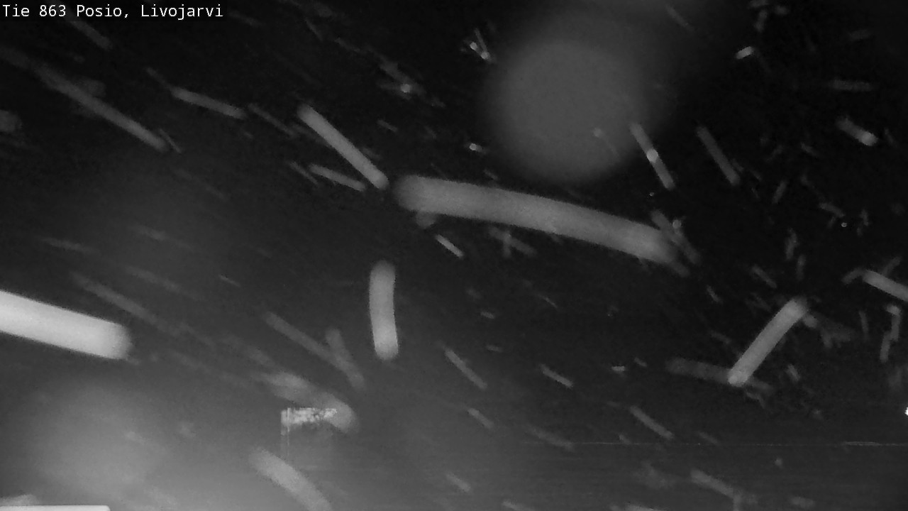 Weather Camera Image Road 863 Livojärvi, Posio, Lappi