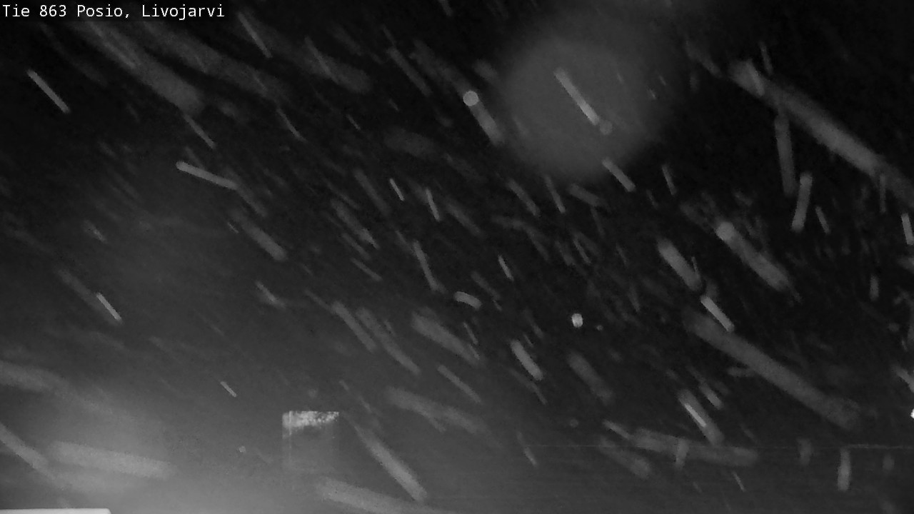 Weather Camera Image Road 863 Livojärvi, Posio, Lappi