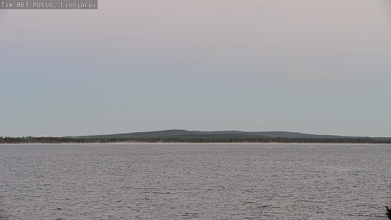 Weather Camera Image Road 863 Livojärvi, Posio, Lappi