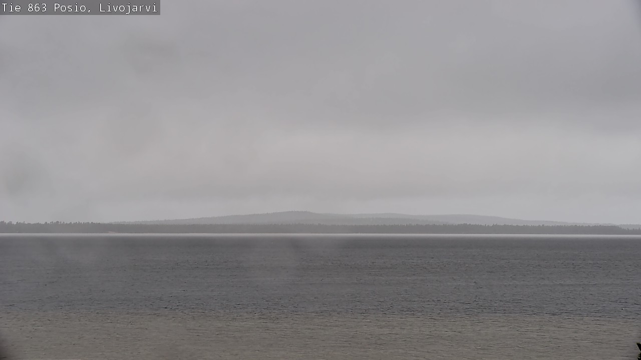 Weather Camera Image Väg 863 Livojärvi, Posio, Lappi